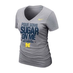 Nike Michigan Sugar Bowl V-neck Tshirt